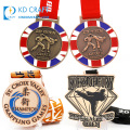 Taekwondo judô feito sob medida medalhas de competição esportiva esmalte metal personalizado prêmio medalha de jiu-jitsu jiu jitsu caratê com caixa